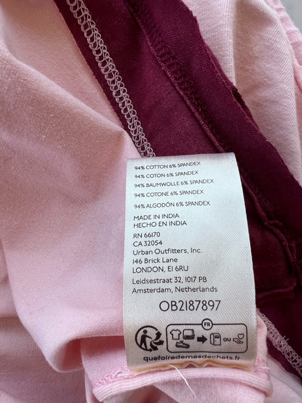 NWT We The Free by Free PeopleTwofer Tank Strawberry Rose Combo Size Medium - Picture 9 of 13